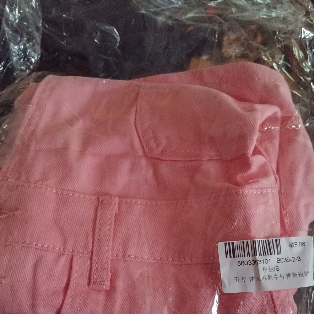Pink overalls (medium)